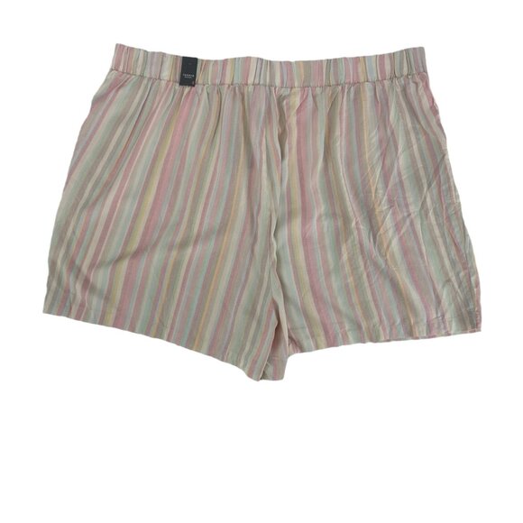 NWT Torrid Pastel Stripe Challis Shorts 3.5" Inseam Size 4X - Picture 5 of 5
